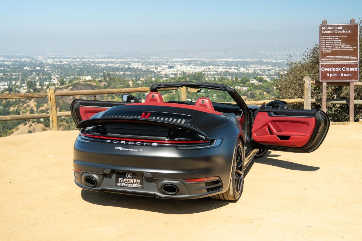 Rent Porsche 911 Carrera S Convertible In Los Angeles | Drivepml for Photoshoots in Los Angeles Thumbnail 6