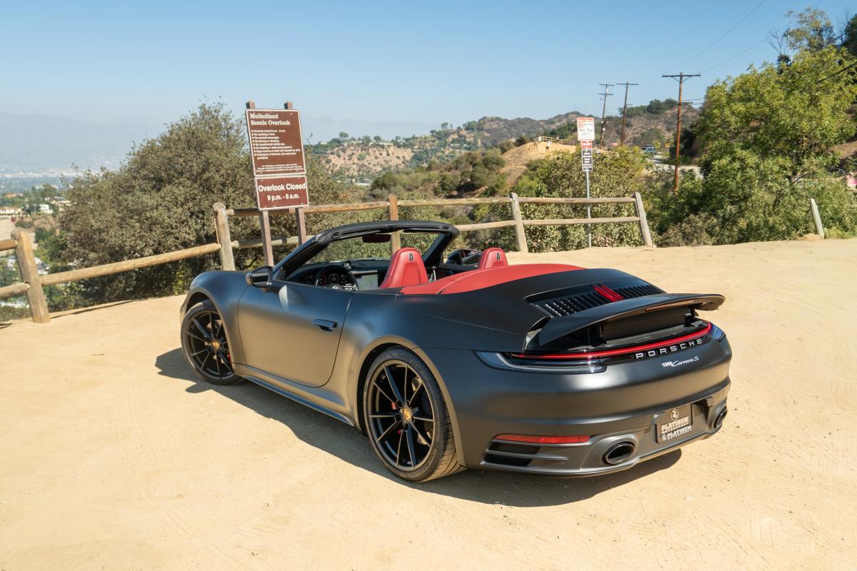 Rent Porsche 911 Carrera S Convertible In Los Angeles | Drivepml for Photoshoots in Los Angeles Thumbnail 9